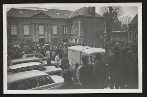 Manifestation du 26 janvier 68 à Caen © Fond cabinet du préfet, archives du Calvados