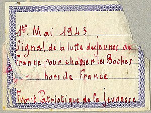 Tract de résistants F/6372 © Archives du Calvados