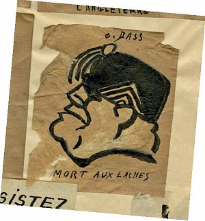 Tract de résistants Mars 1941 21W/5 © Archives du Calvados